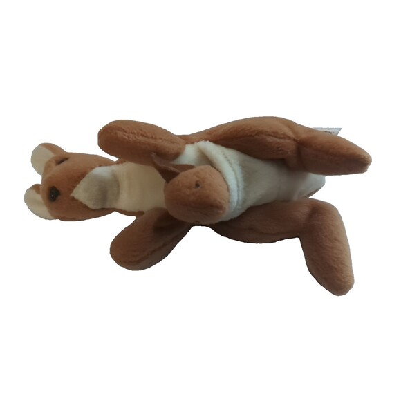 TY "POUCH" Kangaroo & Baby  Joey 1996 BEANIE BABIES PLUSH stuffed Toy Style 4161 - Picture 11 of 11